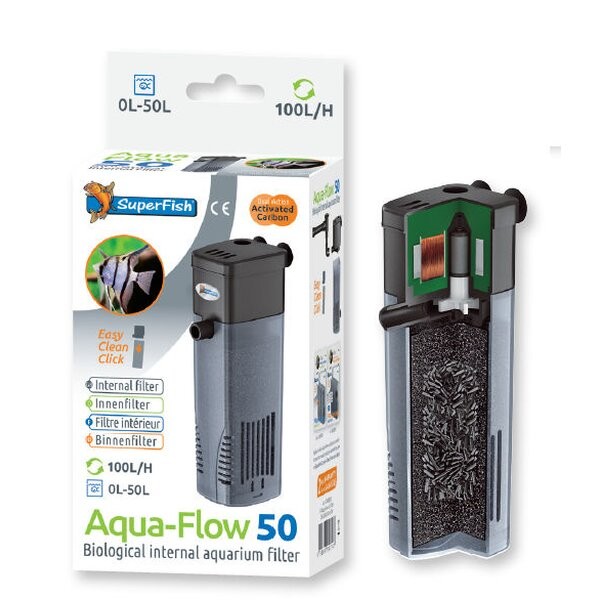Superfish Aqua-Flow 50 Aquariuminnenfilter 0-100 l/h