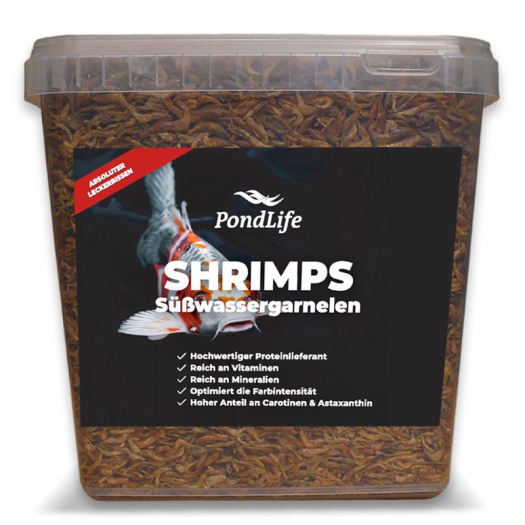 Getrocknete Süßwassergarnelen (Shrimps) von Pondlife