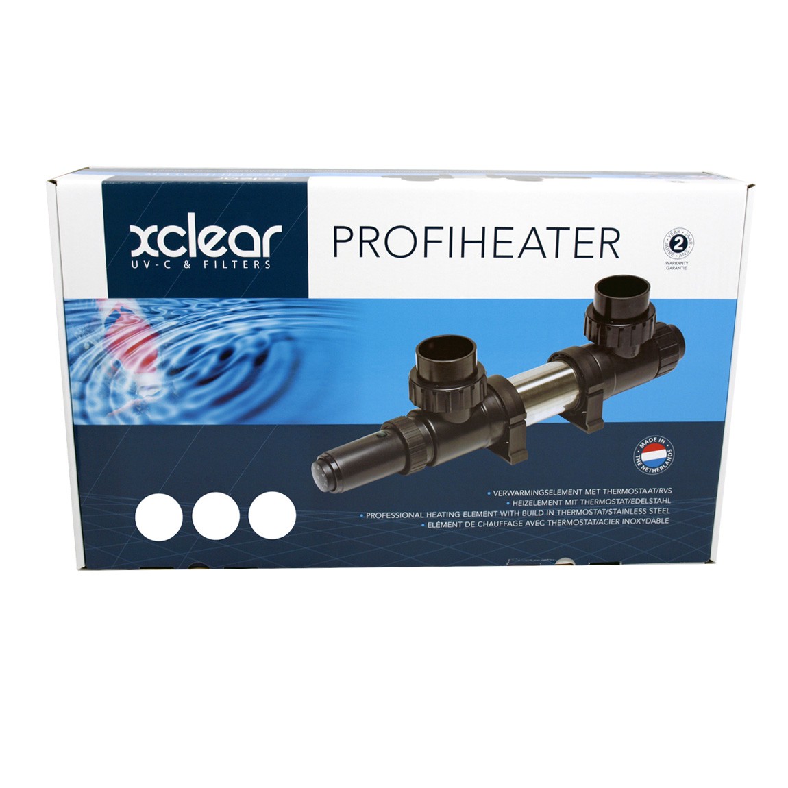 XClear Profi Heater 1-3 KW regelbar Teichheizer Winter Pond Garten Eisfreihalter 
