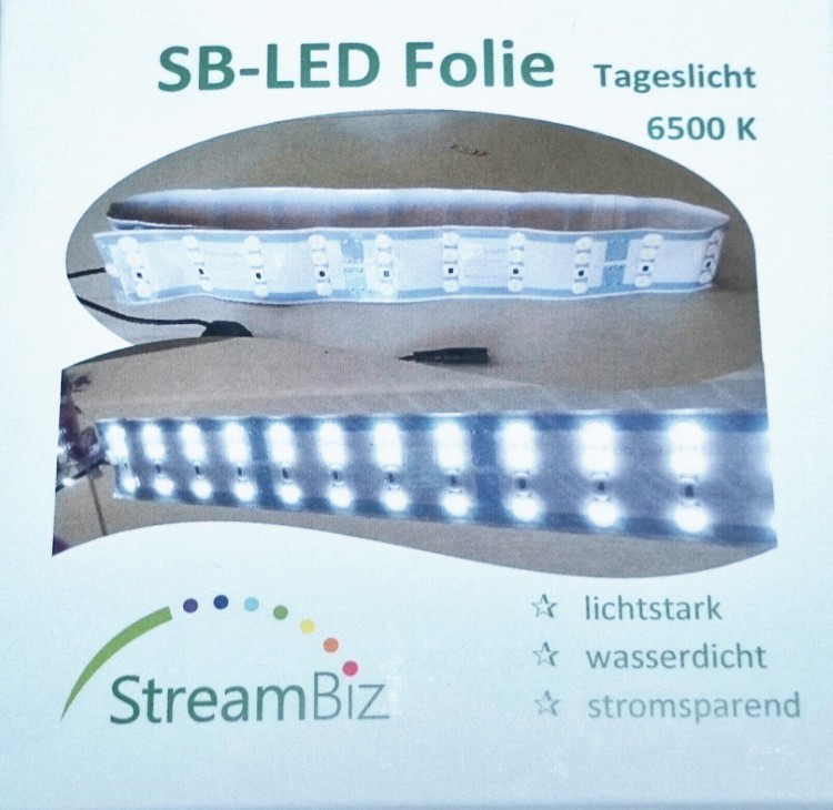 StreamBiz SB-LED Folie Beleuchtung für Aquarien Terrarien Leuchtbalken