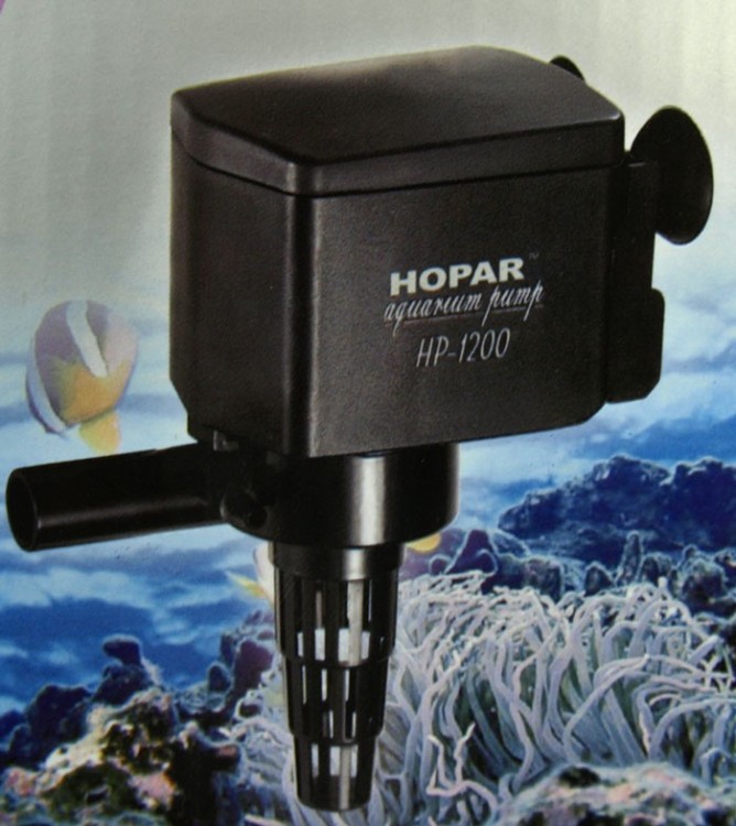 Aquarienpumpe HP-1200 Strömungspumpe Förderpumpe inkl. Zubehör 1500 l/h