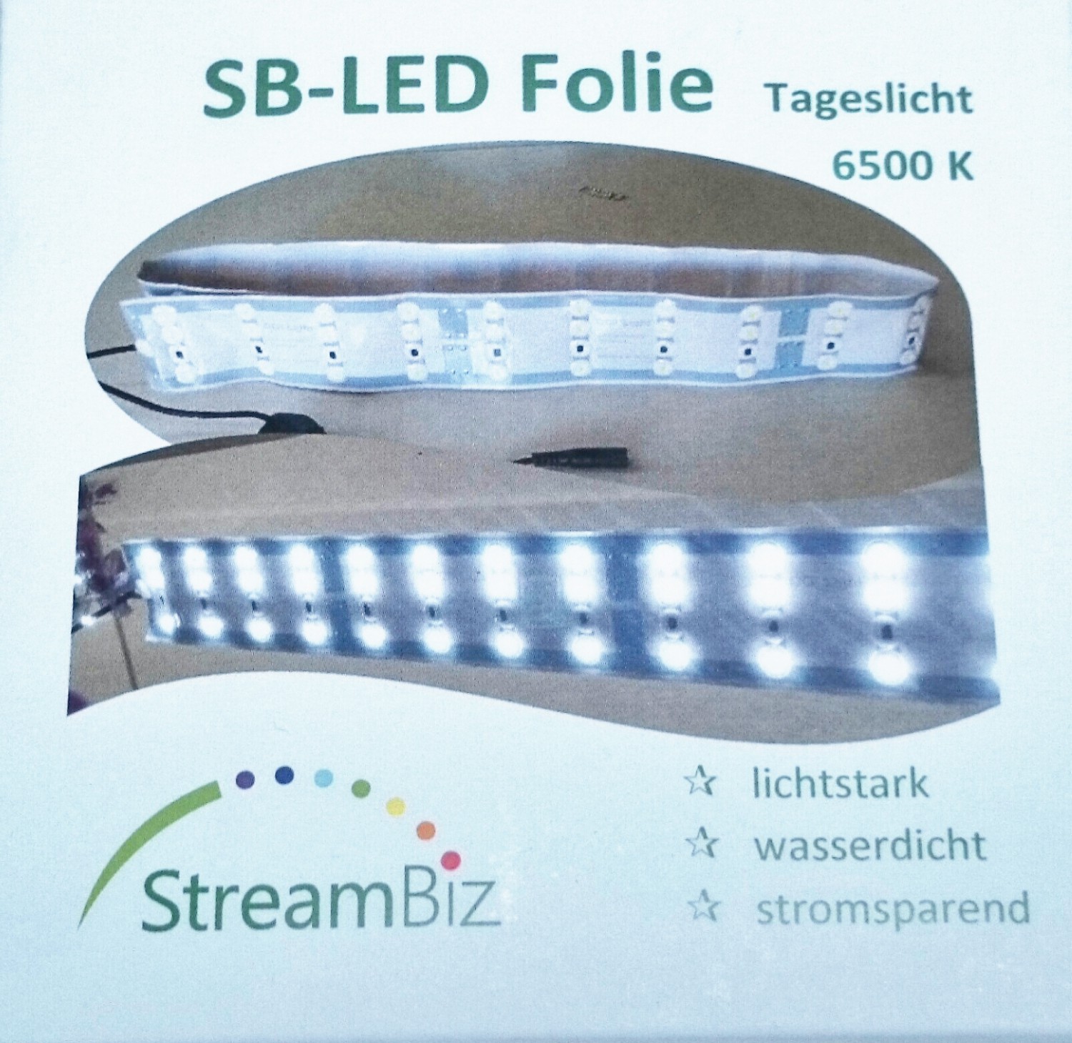 StreamBiz SB-LED Folie Beleuchtung für Aquarien Terrarien Leuchtbalken, LED  Aquariumleuchten, Leuchten, Aquarium