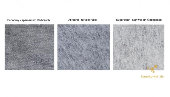 Vliesrolle SUPERCLEAR 500 für Crystal Clear Filter (50cm x 200m)
