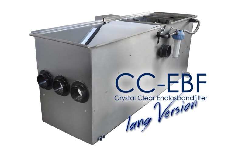 CC - EBF 1000P-L Crystal Clear Endlosbandfilter Schwerkraft Lang-Version