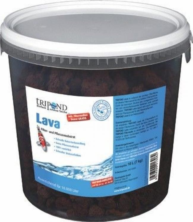 Tripond Lava 10 Liter ( 7-8 kg) Eimer inkl. praktischem Filtersack, ausreichend für 10.000L