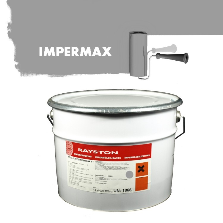 Impermax hochwertige flüssige Teichfolie - grau - 10 kg