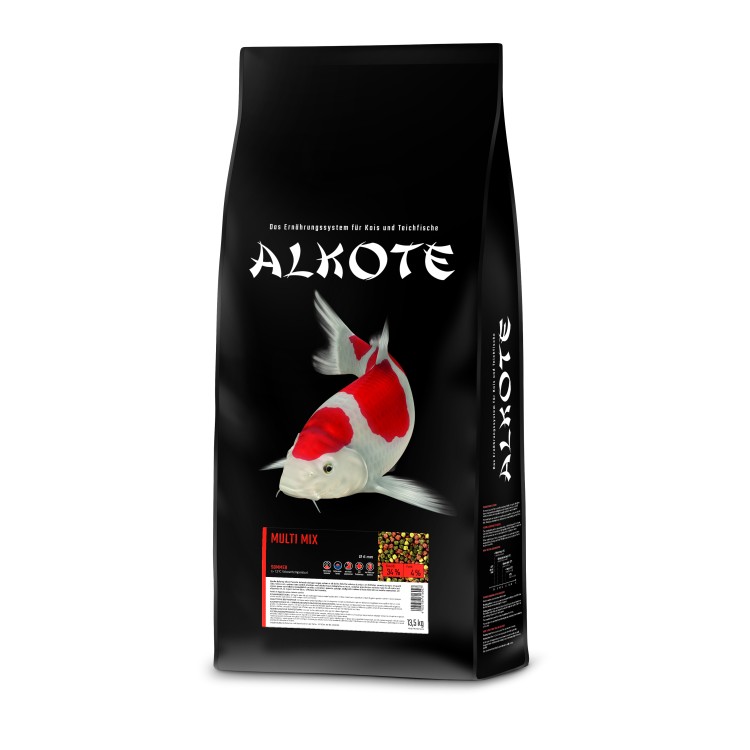 Alkote Koifutter Multi Mix (13,5 kg / Ø 6 mm) Basisfutter ideal für die Sommermonate