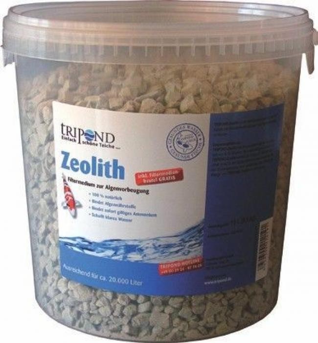 Tripond Zeolith 10 Liter (9,5 kg) 10 Liter Eimer inkl. praktischem Filtersack