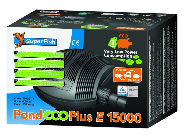 Superfish Pond Eco Plus E 15000 - 130Watt