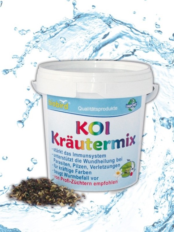 Weitz-Wasserwelt KOI KRÄUTERMIX für Koi und Teichfische 150g f. 15.000 l