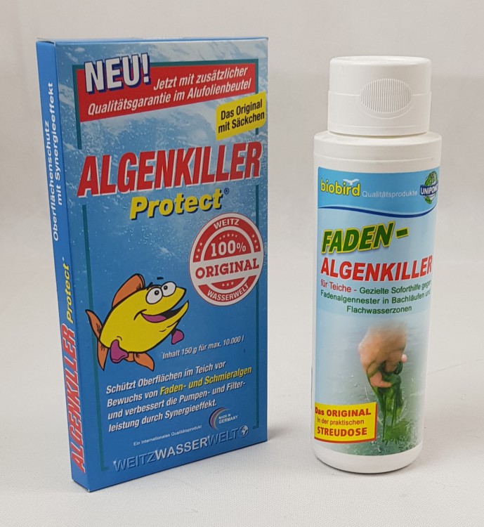 Weitz-Wasserwelt Algenkiller Protect DAS Original im Kombi Set 1 mit Fadenalgen Killer