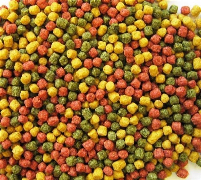 AL-Profi-Futter Mix rot/gelb/grün d 6 mm 15 kg, 33% Protein, 3% Fett