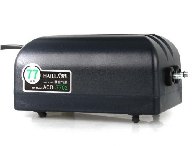 Hailea ACO-7702 Aquarienbelüfter Membranpumpe, Luftpumpe