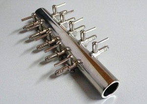 Luftverteiler 10-fach aus Metall getrennt regelbar