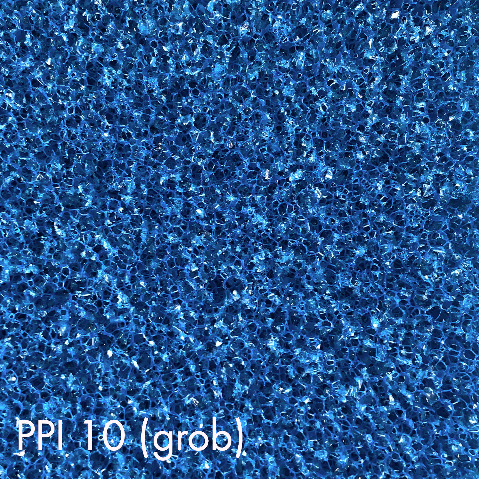 Pondlife Filtermatte Filterschwamm blau Größe 100x50x3cm mittel 20PPI 