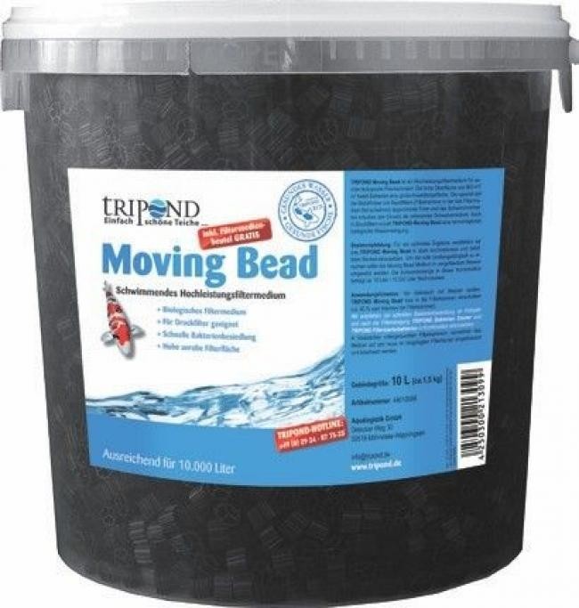 Tripond Moving Bead 10 L Eimer inkl. praktischem Filtersack